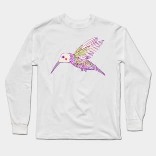 Sunny Hummingbird Garden Long Sleeve T-Shirt